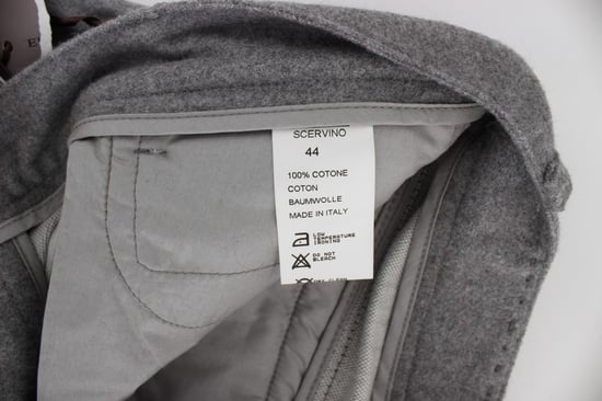 Pantalones Rectos Grises con Detalle de Raya Lateral - Image 6