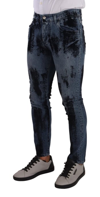 Jeans Skinny con Salpicaduras de Pintura - Image 4