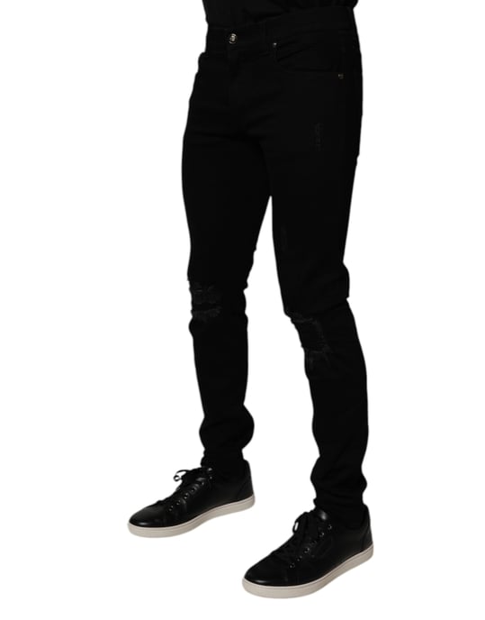 Jeans Ajustados Desgastados - Image 3