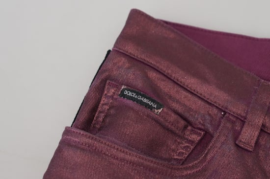 Pantalones Metálicos Burdeos - Image 6