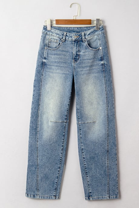 Jeans de mezclilla de corte relajado - Image 4