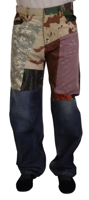 Jeans de Parchwork Multicamo - Image 1