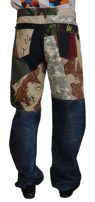 Jeans de Parchwork Multicamo - Image 3