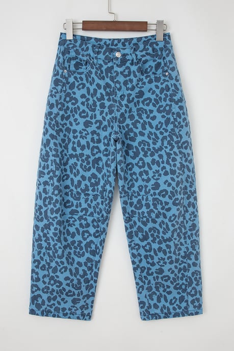 Jeans Relajados de Animal Print de Leopardo - Image 3