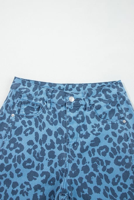 Jeans Relajados de Animal Print de Leopardo - Image 5
