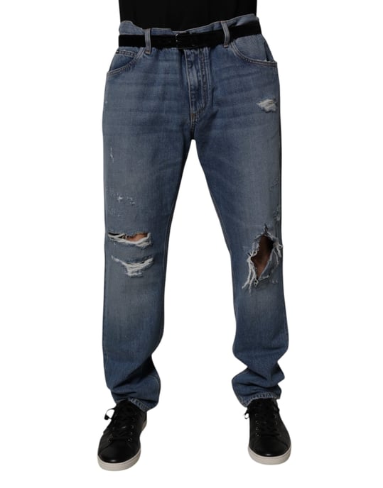 Jeans Rotos de Corte Holgado - Image 2