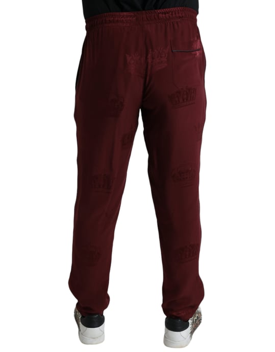 Pantalones Casual Crown Print - Image 2
