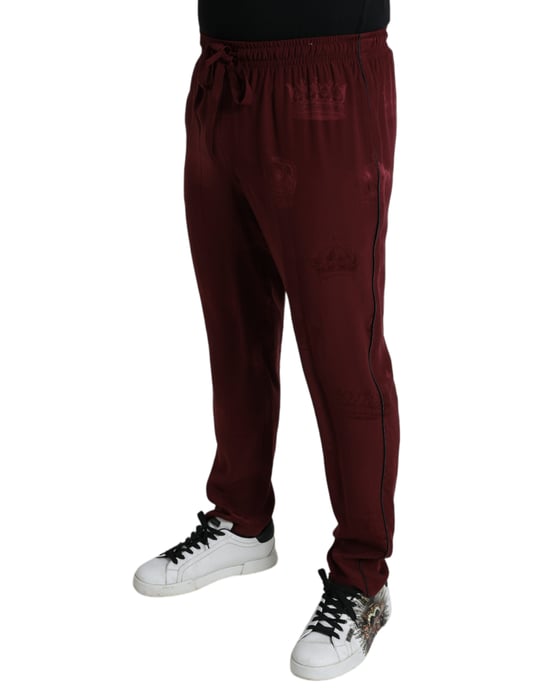 Pantalones Casual Crown Print - Image 3