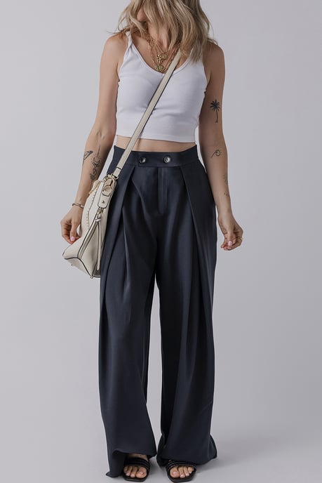 Pantalones de pierna ancha a medida - Image 1