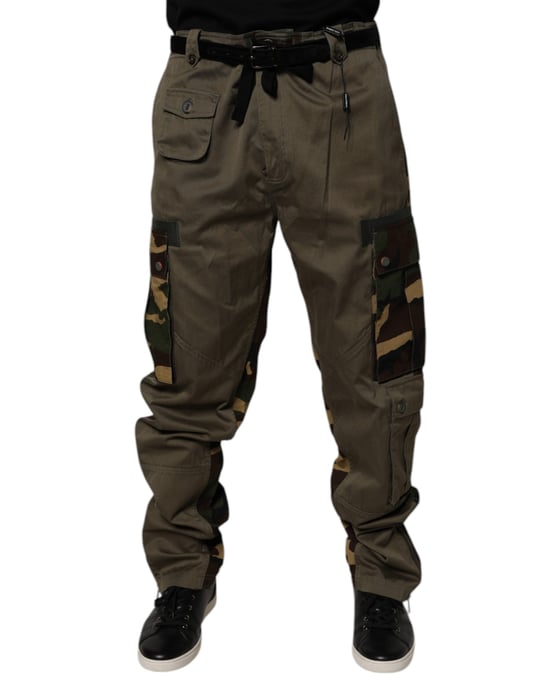 Pantalones Cargo con Detalle de Camuflaje - Image 2