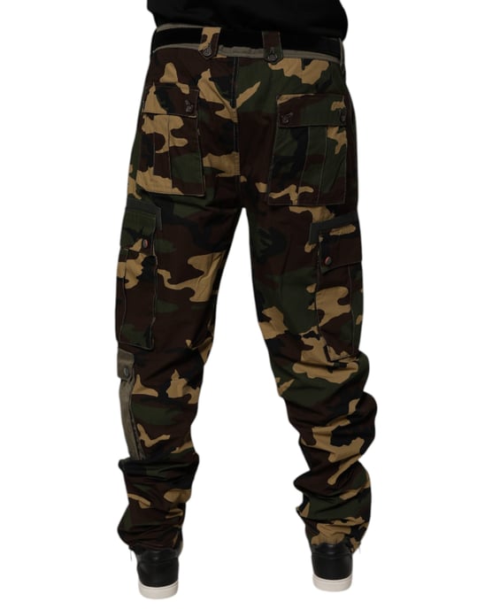 Pantalones Cargo con Detalle de Camuflaje - Image 4