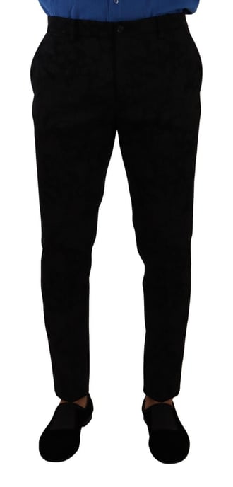 Pantalones de terciopelo de corte clásico - Image 1