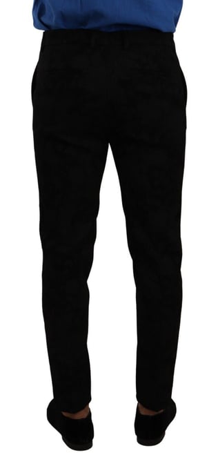 Pantalones de terciopelo de corte clásico - Image 3
