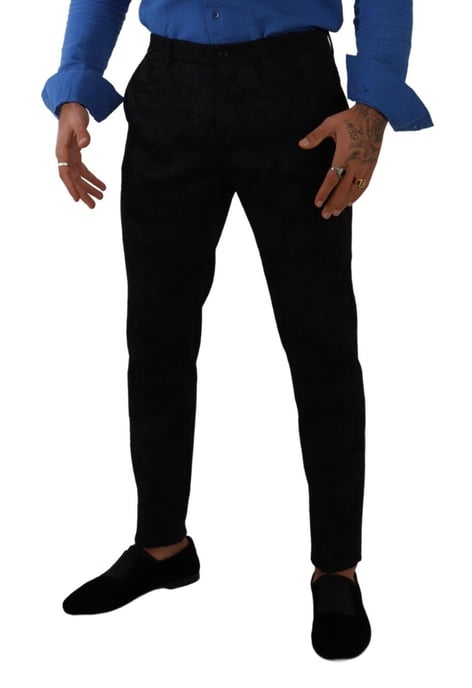 Pantalones de terciopelo de corte clásico - Image 4