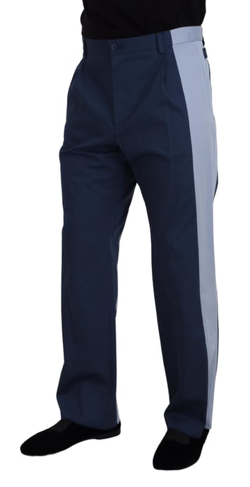 Pantalones Clásicos Plisados Azul Marino - Image 2