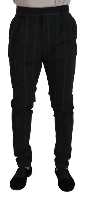 Pantalones de traje con rayas finas - Image 1