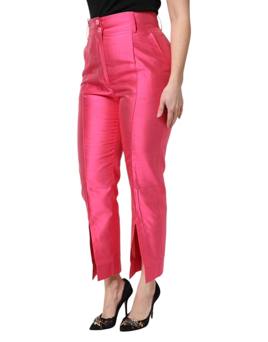 Pantalones de tiro alto con abertura lateral - Image 3