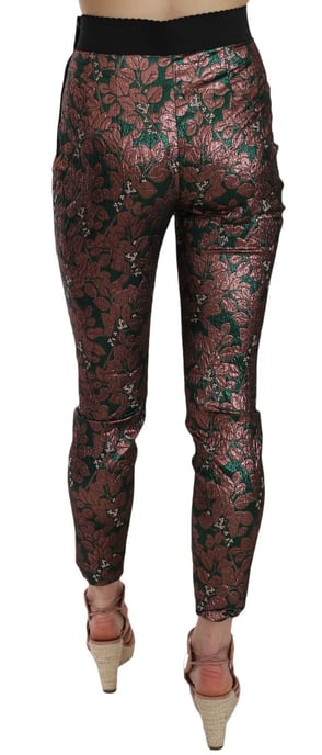 Pantalones de Brocado Floral Estilo Pan70014 - Image 3