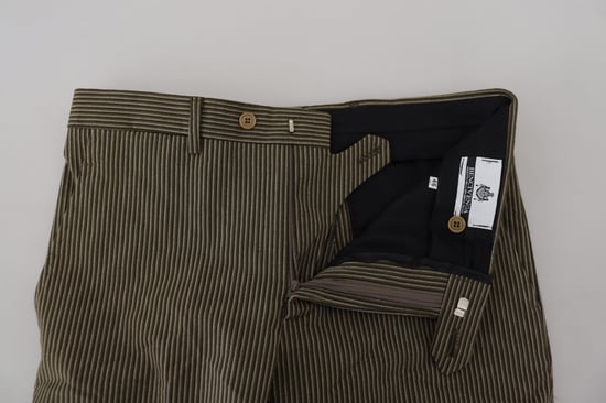 Pantalones de raya diplomática ajuste slim - Image 4