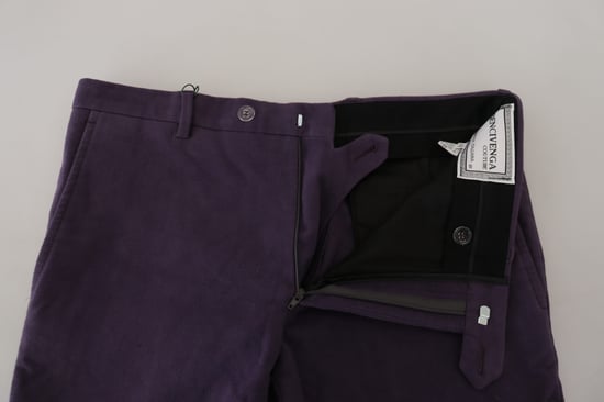 Pantalones Rectos Morados Modelo Pan74123 - Image 4