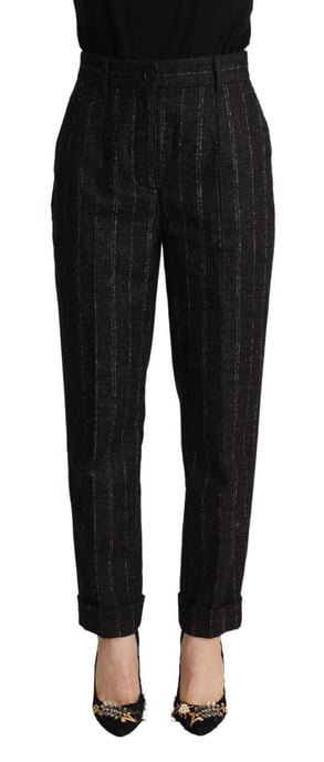 Pantalones de lana a rayas - Image 1