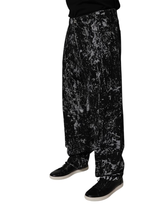 Pantalones con Estampado de Salpicaduras - Image 3