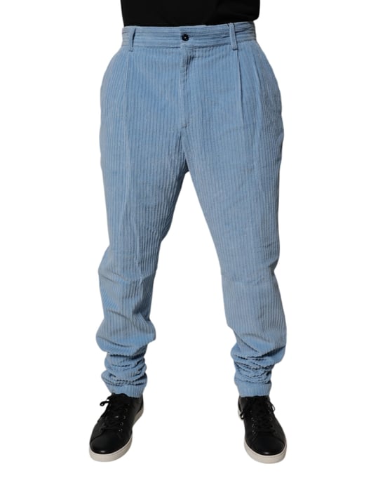 Pantalones de pana con diseño plisado - Image 2
