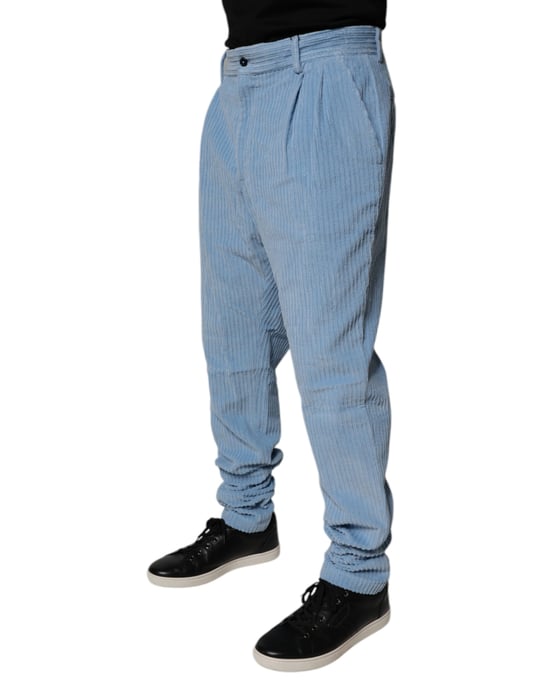 Pantalones de pana con diseño plisado - Image 3