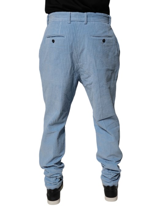 Pantalones de pana con diseño plisado - Image 4