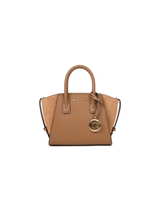 Bolso Bandolera Satchel Extra Pequeño Avril Michael Kors Marrón - Image 1