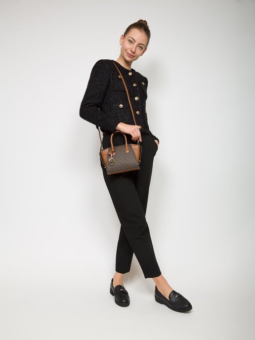 Bolso Bandolera Satchel Extra Pequeño Avril Michael Kors Marrón - Image 5