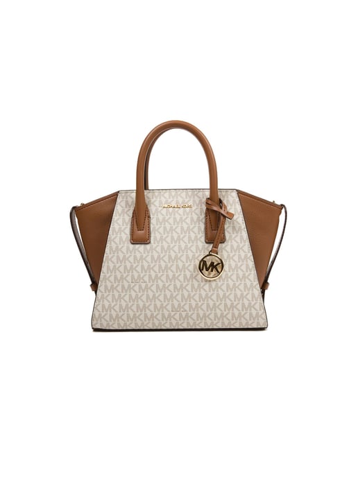 Michael Kors Avril Pequeño Bolso de Logo y Cuero - Image 1