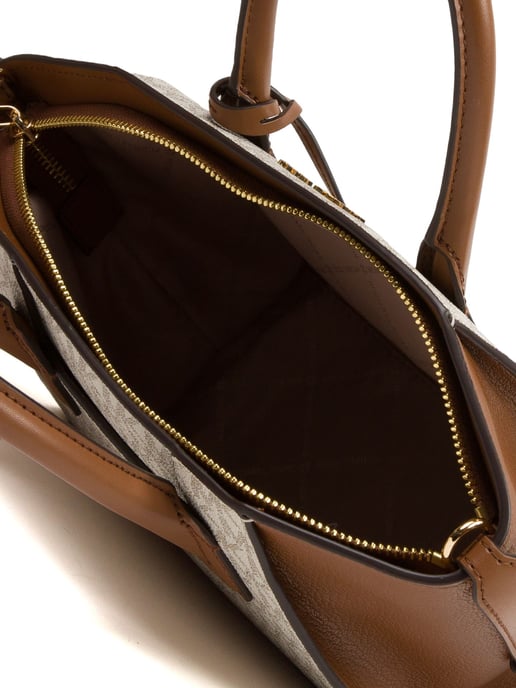 Michael Kors Avril Pequeño Bolso de Logo y Cuero - Image 4