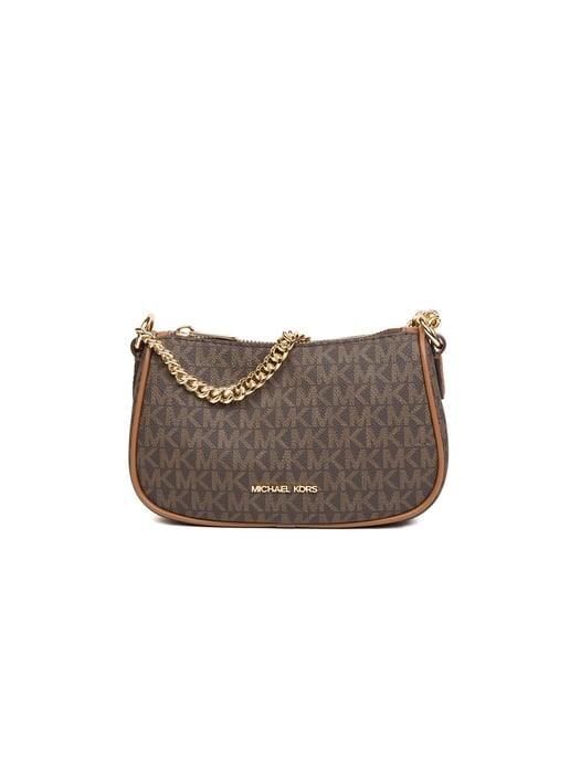 Bolso Cruzado Carmela Pequeño de Michael Kors en Marrón - Image 1