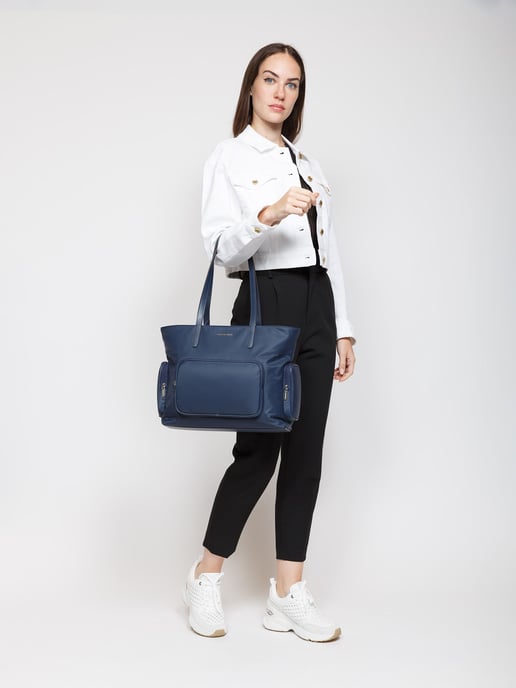 Bolso Tote Multifuncional Grande Khai de Michael Kors en Azul Marino/Blue - Image 5