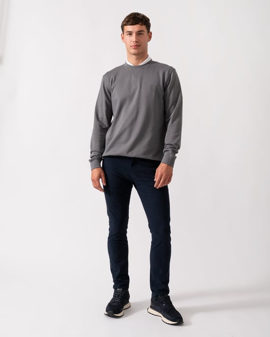 Sudadera de cuello redondo Westart en gris - Image 4