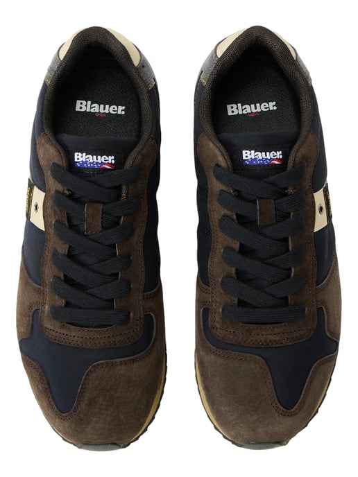 Zapatilla de Hombre de Cuero Azul Blauer - Image 4