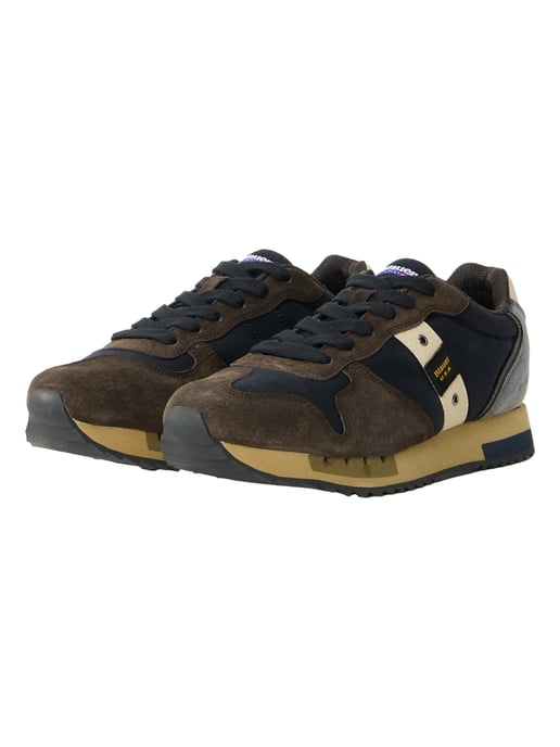 Zapatilla de Hombre de Cuero Azul Blauer - Image 5