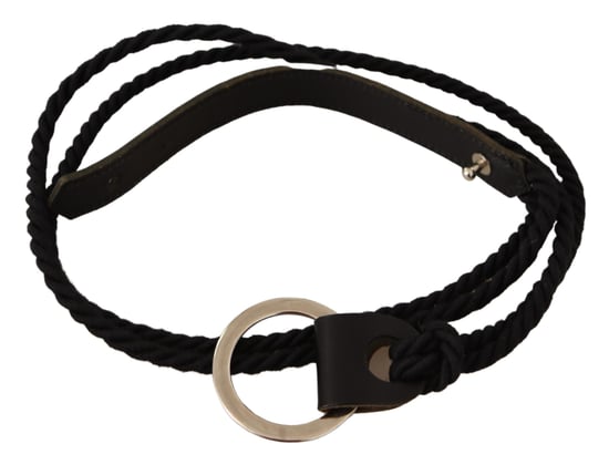 CINTURÓN DE CUERO NEGRO PARA MUJER MILA SCHÖN CON HEBILLA METÁLICA Y DISEÑO DELGADO - Image 1