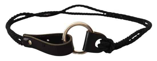 CINTURÓN DE CUERO NEGRO PARA MUJER MILA SCHÖN CON HEBILLA METÁLICA Y DISEÑO DELGADO - Image 2