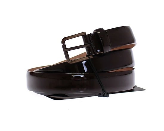 Cinturón de Cuero Marrón con Logo de Dolce & Gabbana - Image 4