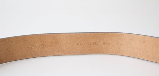 Cinturón de Cintura con Hebilla de Logo de Moda en Cuero Marrón GF Ferre - Image 3