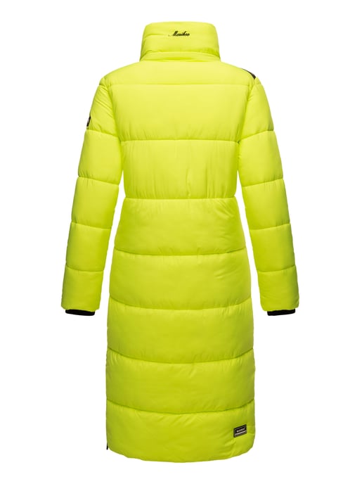 Marikoo abrigo de invierno mujer – Largo acolchado con capucha desmontable - Image 6