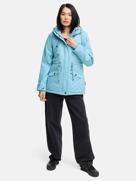 Chaqueta de invierno Marikoo Manolya para mujer con exterior de algodón y forro de borreguito - Image 6