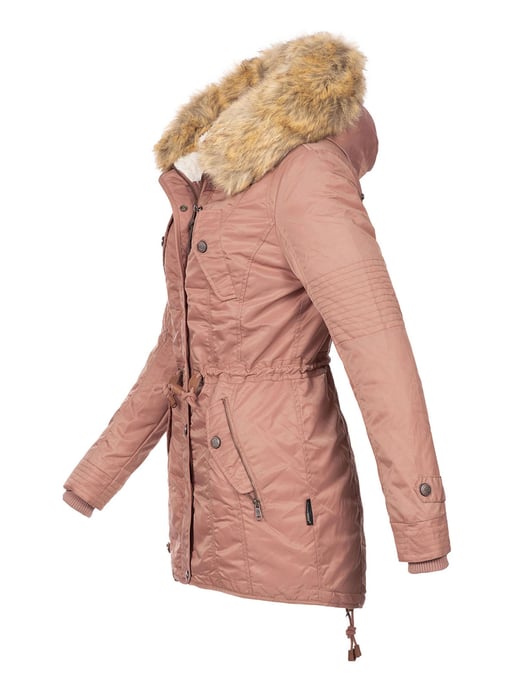Navahoo Abrigo de Invierno Mujer B399 – Cálido, Repelente al Agua & Con Cuello de Pelo Desmontable - Image 1