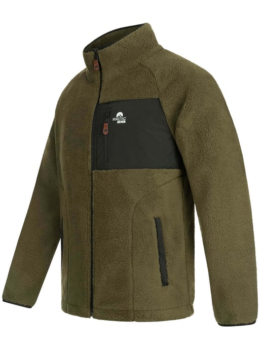 Chaqueta Sherpa Fleece Hombre Arctic Seven AS-415 – Cálida, Ligera, Deportiva - Image 3