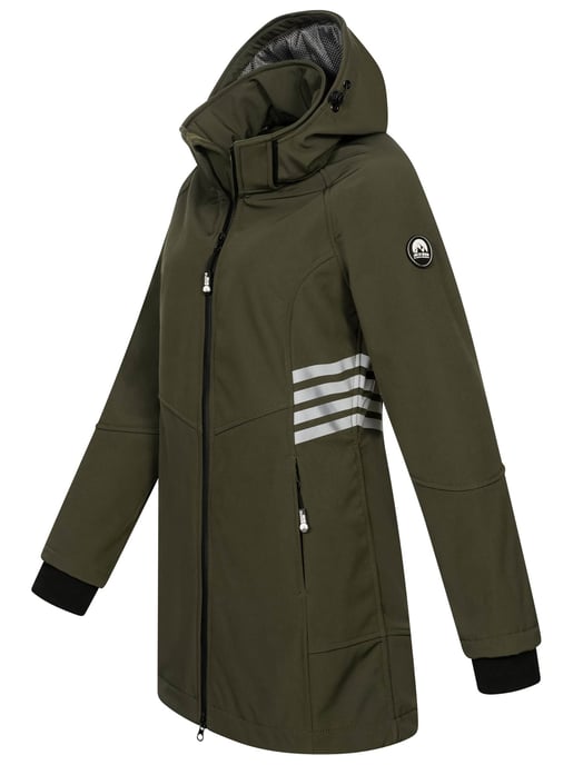 Chaqueta Softshell Mujer Arctic Seven AS-305 – Larga, Impermeable, Reflectante - Image 3
