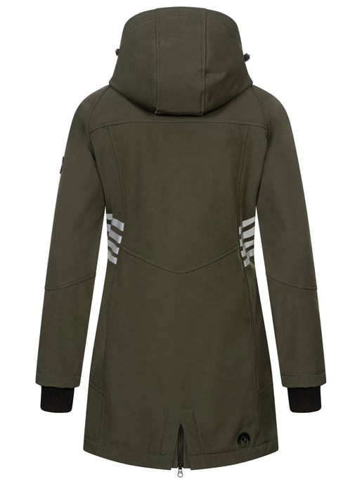 Chaqueta Softshell Mujer Arctic Seven AS-305 – Larga, Impermeable, Reflectante - Image 4