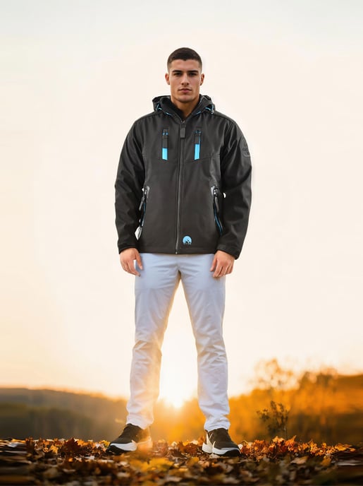 Chaqueta Softshell Hombre Arctic Seven AS-306 – Funcional, Impermeable, Cortaviento - Image 6