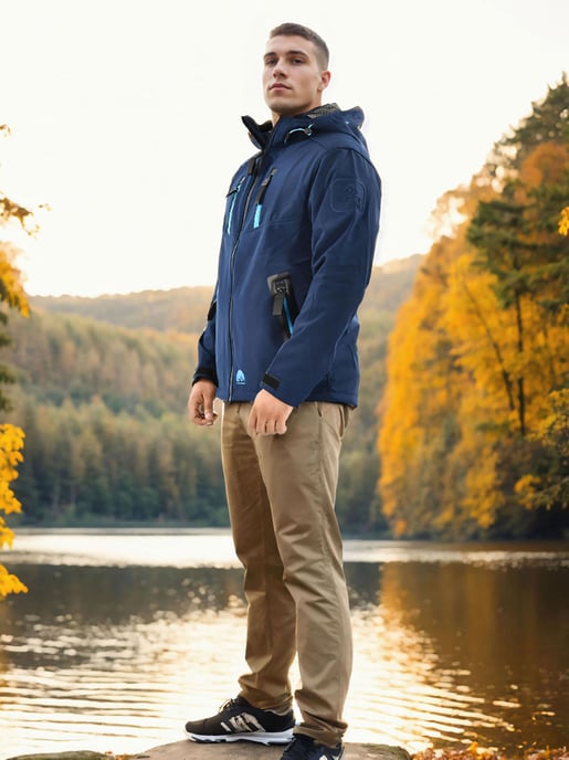 Chaqueta Softshell Hombre Arctic Seven AS-306 – Funcional, Impermeable, Cortaviento - Image 6